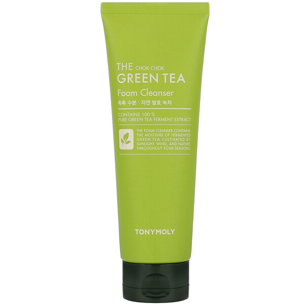 Tony Moly, The Chok Chok Green Tea, Очищающая пенка, 150 мл
