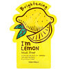 توني مولي, I'm Lemon، قناع ورقي تجميلي لتفتيح البشرة، قناع ورقي واحد، 0.74 أونصة (21 جم)