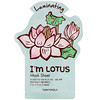 توني مولي, I'm Lotus، قناع ورقي تجميلي لبشرة مشرقة، قناع ورقي واحد، 0.74 أونصة (21 جم)