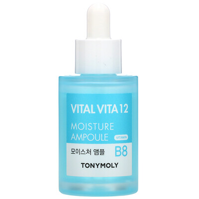 

Tony Moly Vital Vita 12, Vitamin B8 Moisture Ampoule, 1.01 fl oz (30 ml)