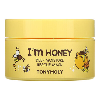 Tony Moly I'm Honey, Deep Moisture Rescue Beauty Mask, 3.52 oz (100 g)