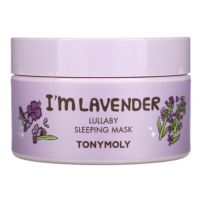 Tony Moly I'm Lavender, Lullaby Sleeping Beauty Mask, 3.52 oz (100 g)