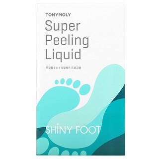 Tony Moly, Shiny Foot, Super Peeling Liquid, 1 Pair