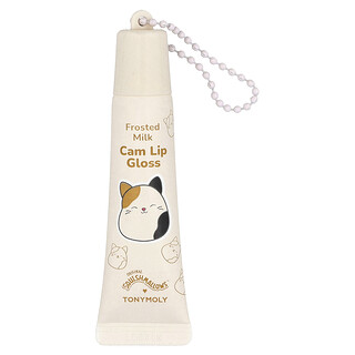 TonyMoly, Original Squishmallows™, Cam Key Chain гланц за устни, глазирано мляко, 11 g
