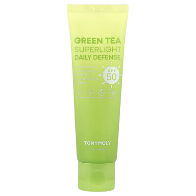 Product Image for TonyMoly, Green Tea Superlight Daily Defense, SPF 50, 1.69 fl oz (50 ml)