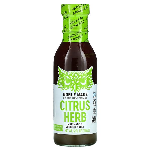 The New Primal, Marinade & Cooking Sauce, Citrus Herb, 12 fl oz (355 ml)
