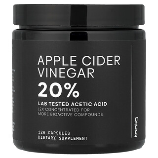 Toniiq, Apple Cider Vinegar 20%, 120 Capsules
