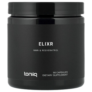 Toniiq, Elixr, NMN y resveratrol, 90 cápsulas