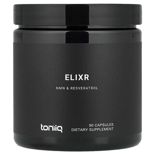 Toniiq, Elixr, NMN y resveratrol, 90 cápsulas