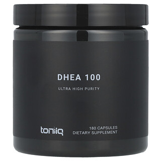 Toniiq, DHEA 100, 180 cápsulas (100 mg por cápsula)