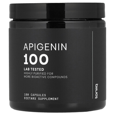 Toniiq, Apigenina 100, 180 cápsulas (100 mg por cápsula)