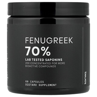 Toniiq, Feno-grego 70%, 60 Cápsulas
