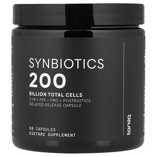 Toniiq, Synbiotics 200, 60 cápsulas