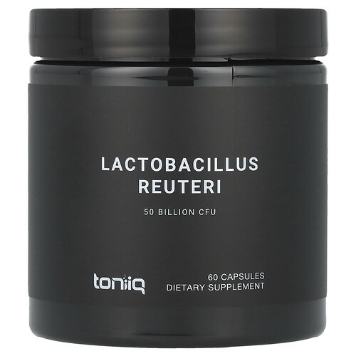 Toniiq Lactobacillus Reuteri, 50 Billion CFU, 60 Capsules