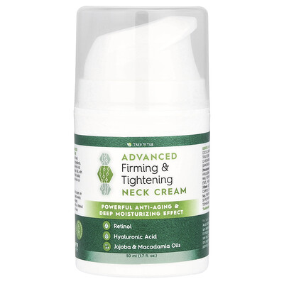 Product Image for Tree To Tub, Advanced Firming & Tightening Neck Cream, 1.7 fl oz (50 ml)