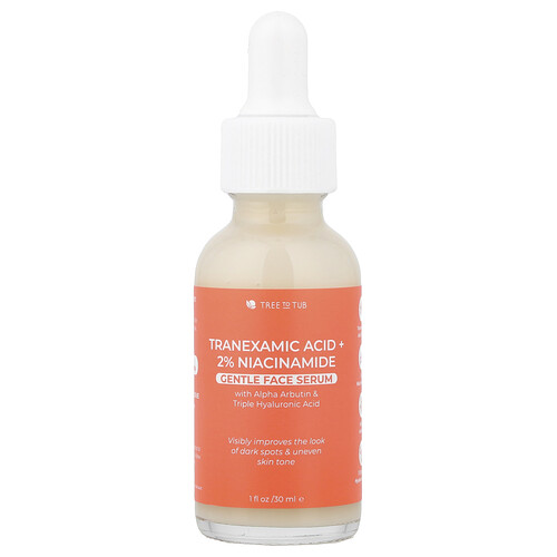 Tree To Tub, Sanftes Gesichtsserum, Tranexamsäure + 2 % Niacinamid, 30 ml