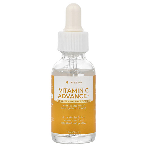 Tree To Tub, Vitamin C Advanced+ Aufhellendes Gesichtsserum, 30 ml