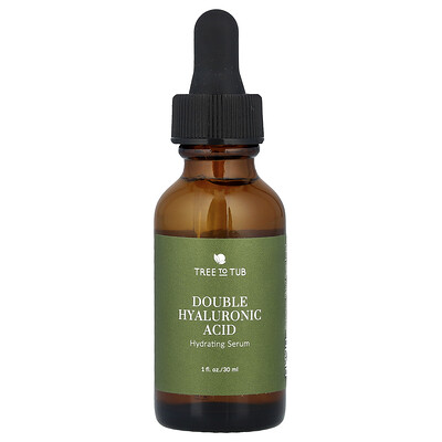 Tree To Tub  Double Hyaluronic Acid Hydrating Serum   1 fl oz (30 ml)