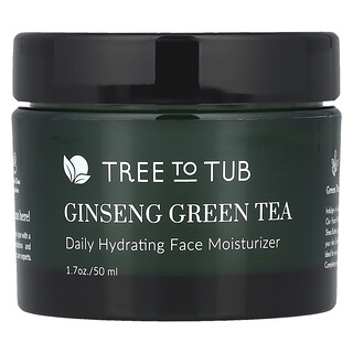 Tree To Tub, Ginseng Green Tea, Daily Hydrating Face Moisturiser, 1.7 oz (50 ml)