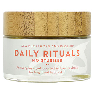 The Organic Skin Co., Pelembap Ritual Harian, Sea Buckthorn, dan Rosehip, 50 ml (1,7 ons cairan)