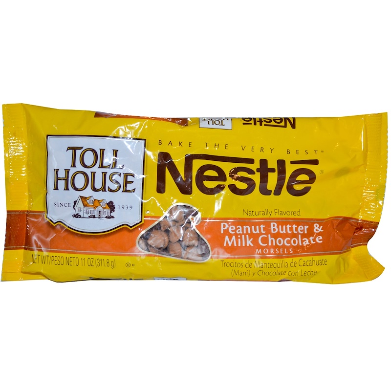 Nestle Toll House, Peanut Butter & Milk Chocolate Morsels, 11 oz (311.8
