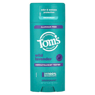 Tom's of Maine, Deodorant fără aluminiu, lavandă sălbatică, 3,25 oz (92 g)
