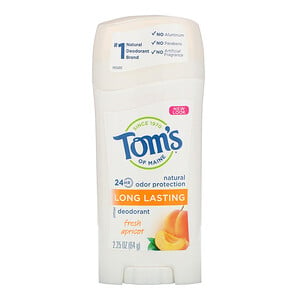 Отзывы о Томс оф Мэйн, Natural Long Lasting Deodorant, Fresh Apricot, 2.25 oz (64 g)