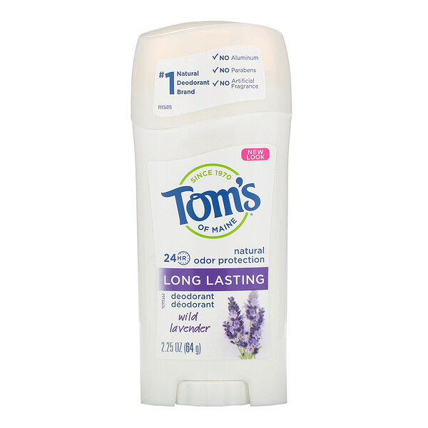 Natural Long Lasting Deodorant, Wild Lavender, 2.25 oz (64 g)