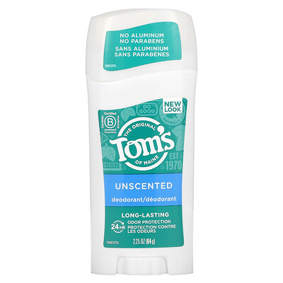 

Tom's of Maine натуральный дезодорант длительного действия, без запаха, 64 г (2,25 унции)