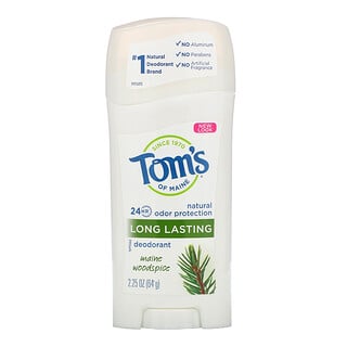 Tom's of Maine, Natural Long Lasting Deodorant, Maine Woodspice, 2.25 oz (64 g)