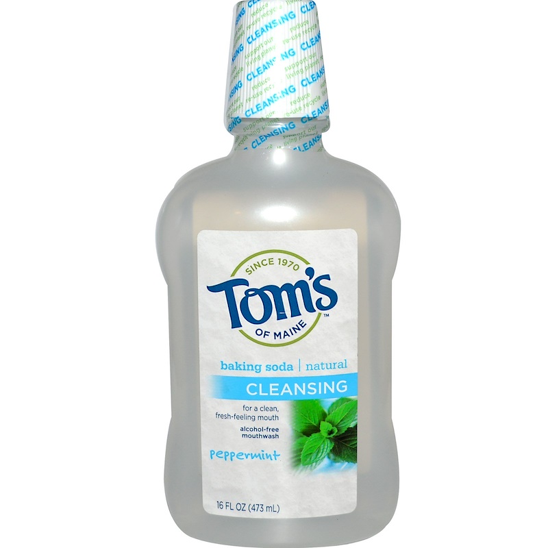 Tom's of Maine, AlcoholFree Baking Soda Mouthwash, Cleansing