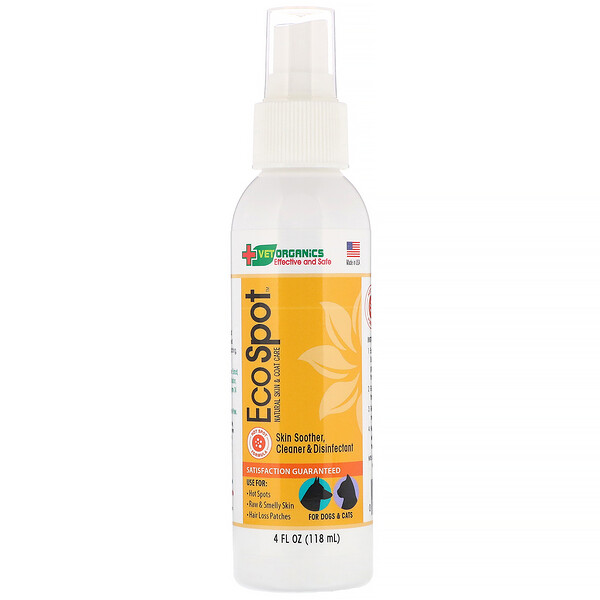 Vet Organics, EcoSpot, Natural Skin & Coat Care, Skin Soother, Cleaner