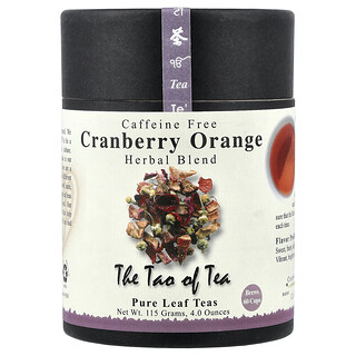 The Tao of Tea, Билков чай, червена боровинка и портокал, без кофеин, 114 g (4 oz)