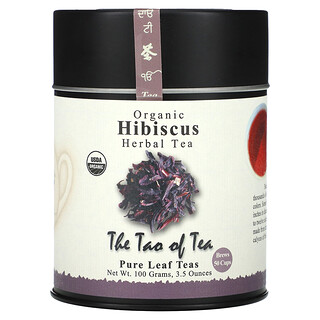 The Tao of Tea, Organic Herbal Tea, Hibiscus, Caffeine Free, 3.5 oz (100 g)