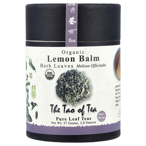 The Tao Of Tea Organic Herb Leaves, Lemon Balm, 2 oz (57 g)