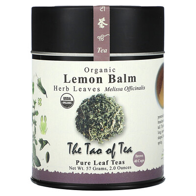 Product Image for The Tao of Tea, Organic Herb Leaves, Lemon Balm , 2 oz (57 g)