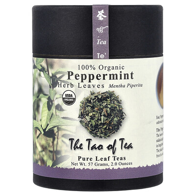The Tao of Tea, Hojas de hierbas 100% orgánicas, Menta`` 57 g (2 oz)