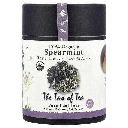 The Tao Of Tea 100% Organic Herb Leaves, Spearmint, 2 oz (57 g)