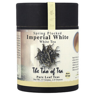The Tao of Tea, Spring Plucked White Tea, Imperial White, 57 g (2 oz)