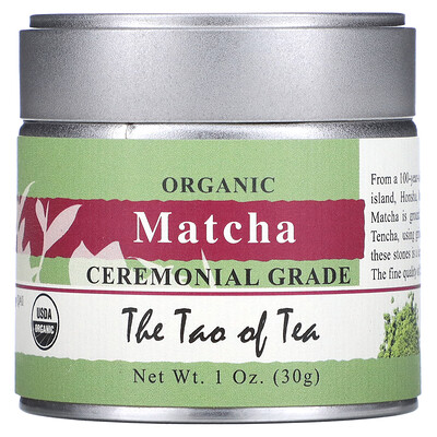 Купить The Tao of Tea органический матча, церемониального класса, 30 г (1 унция)