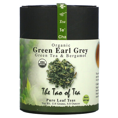 

The Tao of Tea, Organic Green Tea & Bergamot, Green Earl Grey, 4 oz (114 g)