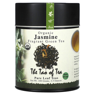 The Tao of Tea, Ceai verde parfumat organic, iasomie, 3,5 oz (100 g)