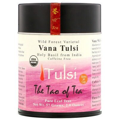The Tao of Tea Wild Forest Varietal, вана тулси, без кофеина, 57 г (2,0 унции)