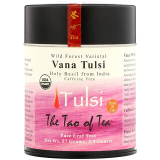 The Tao of Tea, مجموعة متنوعة من العنب من غابات برية، نبات فانا تولسي، خالٍ من الكافيين، 2.0 أونصة (57 جم)