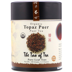 Отзывы о Зе Тао оф Ти, Organic Puer Tea, Topaz Puer, 3.5 oz (100 g)