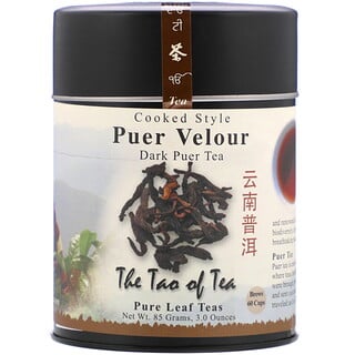 The Tao of Tea, Cooked Style Puer Velour, Темный чай пуэр, 3 унции (85 г)