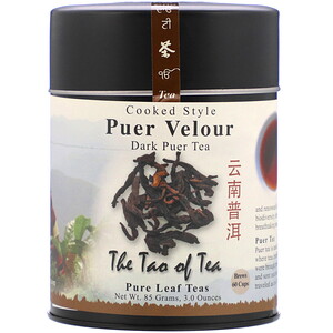 Отзывы о Зе Тао оф Ти, Cooked Style Puer Velour, Dark Puer Tea, 3 oz (85 g)