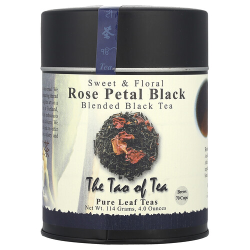The Tao of Tea, Sweet & Flower, Blended Black Tea, gemischter schwarzer Tee, schwarze Teeblätter, 114 g (4 oz.)