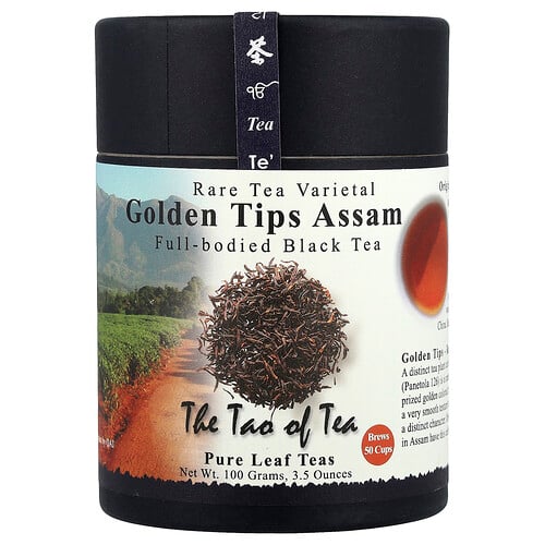 The Tao Of Tea Full-Bodied Black Tea, Golden Tips Assam, 3.5 oz (100 g)