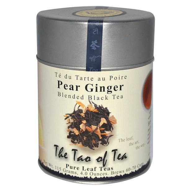 The Tao of Tea, Blended Black Tea, Pear Ginger, 4 oz (115 g)